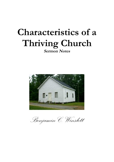 Characteristics of a Thriving Church